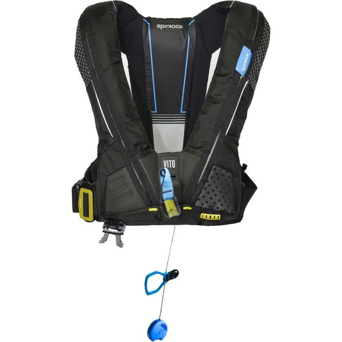 2024 Spinlock Deckvest VITO Hammar 275 Lifejacket w / HRS System  DWVTH275 - Black